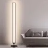 Zemin lambaları Modern RGB uzaktan LED Renkli Dail Lambalı Oturma Odası Yatak Odası Minimalist Atmosfer Hafif Dekor Kapalı