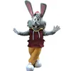 New Adult Rabbit Mascot Costume Halloween Christmas Dress Full Body Props Outfit Birthday Party Valentine's