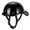 Motorfiets helmen helm open gezicht retro verstelbare halve motor racing off road casco moto capac