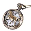 Montres De Poche Montre Noire Pour Hommes Classique Quartz Femmes Steampunk Pendentif Collier Cadeaux Garçons