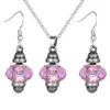 Necklace Earrings Set Wedding For Charming Women Dresses Dating Accessories Crystal Murano Glass Beads