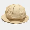 İlkbahar yaz katlanabilir kova şapkası kadın açık güneş kremi pamuk balık avı avı erkek lüks chapeau güneş şapkaları