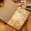 A5 Retro Creative Student Kraft Diary Book Illustration Notebook Full-color Page Hand Ledger Notepad Planner Journal