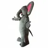 2022 Factory Hot New Grey Elephant Costume/Pink Eye Elephant Mascot Costume