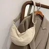 Kvällspåsar enkel design kvinna messenger väska mode lady nylon tramp liten axel kvinnlig tjej handväska handväska