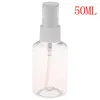 Vorratsflaschen 30 ml / 50 ml 100 ml leere Sprühflasche aus Kunststoff Mini nachfüllbare Alkoholabgabe wiederverwendbarer Kosmetikbehälter