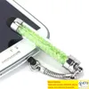 Luxury Diamond Crystal Touch Screen Capacitive Stylus Ball Bling Pen Pens For Cellphone iphone PC Tablet iPad