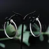 Hoop Earrings Ranos Luxury Gold Color Cubic Zircons Circle Round Fr Bridal Wedding Party Women Jewelry EQM004514