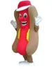 Factory Direct Sale direta cachorro -quente Hotdog mascote fantasia Tamanho adulto vestido extravagante desenho animado