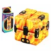 Infinity Magic Cube Creative Galaxy Fitget jouets Antistress Bureau Flip Cube Puzzle Mini Blocs Décompression Jouet DHL