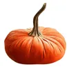 Christmas Decorations Large Velvet Pumpkins For Decorating Handmade Artificial Harvest Fall Halloween Thanksgiving Home Decor