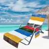 Chair Covers Geometric Stripe Series Summer Beach Towel Portable Outdoor Garden Recliner Microfiber Lounge