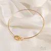 Bangle Plated 14K Gold Filled Magnet Buckle Circular Bracelet Circle Simple And Stylish Hand Material DIY