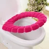 Toilet Seat Covers 2pcs/lot Thick Velvet Luxury Cover Set Soft Warm One -piece Case Bathroom WC Potty Mat Pad XWY01