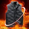 Gym Clothing Male Hoodie Sweatsuit Warm Men Sportswear Set Loose Coldproof Stylish Lattice Filling Waistcoat Coat Trousers