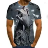 Camisetas masculinas 2022 Men/feminina T-shirt de mangas curtas de manga curta 3dt camisa casual Hip-hop 3D Top xxs-6xl