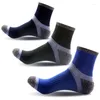 Chaussettes pour hommes hiver coton chaud femmes courtes épaisses thermiques hommes colorés hommes robe accessoires