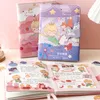 Creativity Little Prince PU Cover Diary Book Art Colorful 180x135mm Handbook Portable Cute Magnetic Buckle Notebook