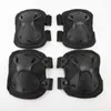 Knie -pads Set van tactische elleboog Militaire beschermer Leger Outdoor CS Sports Hunting Safety Gear