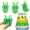 44 styles Novelty Boom Eye Worm Fidget Toy Fun Anti Stress Relief Relief Toy Funny Grass Animals Decompression Toys