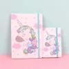 A5 A6 Pocket Cute Unicorn Student Notebook Hardcover Korean Cartoon Book A7 Mini Notepad Diary Handbook Stationery