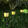 2pcs Outdoor Solar Powered Light IP65 impermeabile 10LED Night per Pathway Driveway Landscape Garden Prato lampade