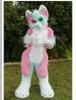 Yrke Made Green Husky Fursuit Mascot Costume Plysch Adult Size Cartoon Fancy Dress Costume For Halloween Party Event