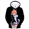 Men's Hoodies Novelty My Teen Romantic Comedy SNAFU Men/women Hoodie Sweatshirts 3D Printed Hamachi Pullover Boys/girls Tops Kawayi