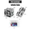 Infinity Magic Cube Creative Galaxy Fitget jouets Antistress Bureau Flip Cube Puzzle Mini Blocs Décompression Jouet DHL