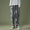 Men's Jeans Oversized Men Straight Pants 2022 Autumn Harajuku Korean Fashion Patchwork High Street Hip-hop Style Chic Trend