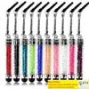 Luxury Diamond Crystal Touch Screen Capacitive Stylus Ball Bling Pen Pens For Cellphone iphone PC Tablet iPad