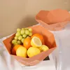 Storage Bottles WHYY Geometric Fruit Plate Living Room Basket Office Desktop Snack Boxes For Kitchen Organizer Tools Gadgets Accessories