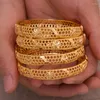 Bangle 1st bröllopsguldfärg för kvinnliga flickor armband arab/etiopiska smycken brud armband ramadan