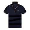 marca de luxo masculino designer polo camiseta moda verão respirável manga curta lapela top casual M-3XL #01