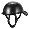 Motorfiets helmen helm open gezicht retro verstelbare halve motor racing off road casco moto capac