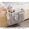Depolama kutuları 1 adet keçe başucu çanta torbası yatak masası kanepe TV uzaktan kumanda asılı caddy kanepe organizatör tutucu cepleri