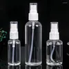 Bottiglie di stoccaggio 2 pcs 30 ml 50 ml 100 ml trasparente spray vuoto contenitore cosmetico contenitore all'ingrosso all'ingrosso