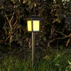 2pcs Outdoor Solar Powered Light IP65 impermeabile 10LED Night per Pathway Driveway Landscape Garden Prato lampade