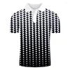 Men's Polos Brand 3D Printed Polo Shirt Various Grid Men 2022 Arrival Shirts For Man Fit Fashion Tops Casual Streetwear