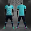 Gym Clothing Soccer Suit Set Men's And Women's Quick-Drying T-shirt Football Children's Student Training Wear Shirt