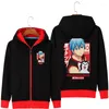 Men's Hoodies Unisex Anime Kuroko's Basketball Basket Kagami Taiga SEIRIN Cosplay Costume Hooded Hoodie Cardigan