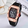 Relojes para hombre, marca superior, reloj de cuarzo de lujo, banda de goma informal para hombre, reloj de pulsera deportivo militar resistente al agua, relojes de acero inoxidable CA207S