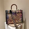 Designer Bags sac à main pour femme grand Single Messenger graffiti couleur peinture impression