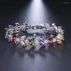 Lien Bracelets Bettyue Top Qualité Argent-couleur Zircon Multicolore Bijoux Cristal Autrichien Pour Les Femmes Cadeau