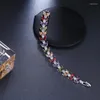 Lien Bracelets Bettyue Top Qualité Argent-couleur Zircon Multicolore Bijoux Cristal Autrichien Pour Les Femmes Cadeau