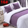 Cobertores Rayuan Linha de algodão colorido sólido Cama de colaboração Runner joga para casa El Bedroom Bedding Decor Tootes Protetor