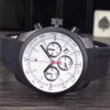 Högkvalitativa lyxiga män klockor kvartsrörelse kronograf armbandsur all liten urtavla 100% arbetsmän designer titta relogio mascu259q
