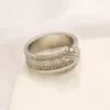 Luxe Sieraden Designer Ringen Vrouwen Love Charms Bruiloft Benodigdheden 18K Vergulde Rvs Ring Fijne Vinger Ring ZG1938