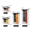 Storage Bottles Stackable Airtight Food Container Set Plastic Sealed Jar Multigrain Beans Spices Box Kitchen Fridge Organizer