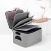 Storage Bags 4 Colors Oxford Cloth Document Bag Household Paperwork Organize Briefcase Password Lock File Contract Pouch